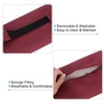 thumbnail image 4 of Uxcell Zero Gravity Chair Pillow, Recliner Replacement Pillow for Picnics, Wine Red 2 Pack, 4 of 6