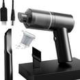 thumbnail image 1 of 120W 6000Pa Car/Home Wireless Handheld Vacuum Cleaner Compressor for House Car Office Sofa (Black), 1 of 7