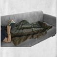 thumbnail image 6 of Antique Soft Flannel Fleece Blanket, Corridor in an Old Fortress Touristic Historical Landmark Medieval Hallway Picture, Cozy Plush for Indoor and Outdoor Use, 50" x 60", Sand Brown, by Ambesonne, 6 of 6