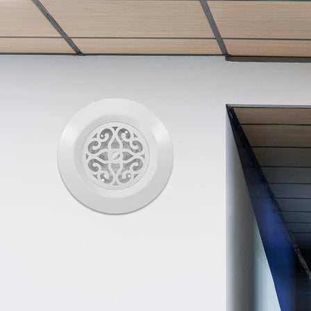 WHAMVOX  Exhaust Soffit Vent Round Ceiling Cover Diffuser Cooling Vents White