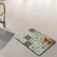 thumbnail image 4 of Kitchen Drain Mat Absorbent Non-Slip Insulation Pad | Heat Resistant Fast-Dry Counter Mat | Durable Wash-Free Surface | Multi-Purpose Dish Bowl Drying Pad for Kitchen Countertops & Coffee Stations, 4 of 6