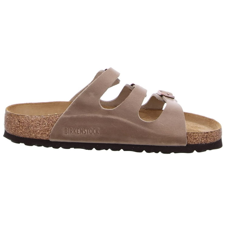 Birkenstock 1011432: Unisex Florida Soft Footbed Oiled Leather Tobacco  Brown (40 M EU)