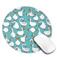 thumbnail image 2 of Disketp Cartoon Funny Goose Small Mouse Pad 7.9x7.9 Inches,Washable Round Mousepad For Office Laptop Computer,Non-Slip Rubber Base Mouse Pads For Wireless Mouse, 2 of 8