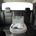thumbnail image 4 of Blueek Puffy Dog Car Seat Bed - Comfortable & Easy to Clean Pet Travel Mat for Small & Large Dogs - Safe, Durable & Machine Washable, 4 of 6