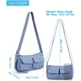 thumbnail image 4 of Spencer Women Crossbody Bag Multi Pocket Crossbody Purses Waterproof Nylon Shoulder Handbags Travel Purse Adjustable Strap, 4 of 11