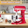 thumbnail image 3 of Mixer Sliding Slider Compatible Bowl Lift Mixer - Bamboo Kitchen Countertop Storage Mover Sliding Caddys Moving Tray, 3 of 5