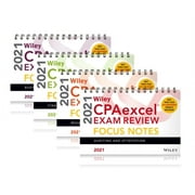 Wiley CPAexcel Exam Review 2021 Focus Notes: Complete Set, 9781119761556, Paperback, 1
