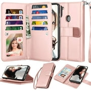 Njjex Galaxy A11 Case, for Samsung Galaxy A11 Wallet Case, [9 Card Slots] PU Leather ID Credit Holder Folio Flip