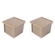 thumbnail image 1 of 2X Mini Molde para Pan con Tapa, Caja para Tostadas Rectangular Antiadherente con Capacidad para Masa para Hornear en el Horno, 1 of 5