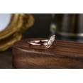 thumbnail image 3 of 14K Rose Gold Moissanite Wedding Ring Jewelry Gifts for Women, 3 of 5