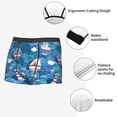 thumbnail image 6 of Bingfone Watercolor Ships Men's Underwear - Casual Stretch Boxer Briefs-Small, 6 of 7