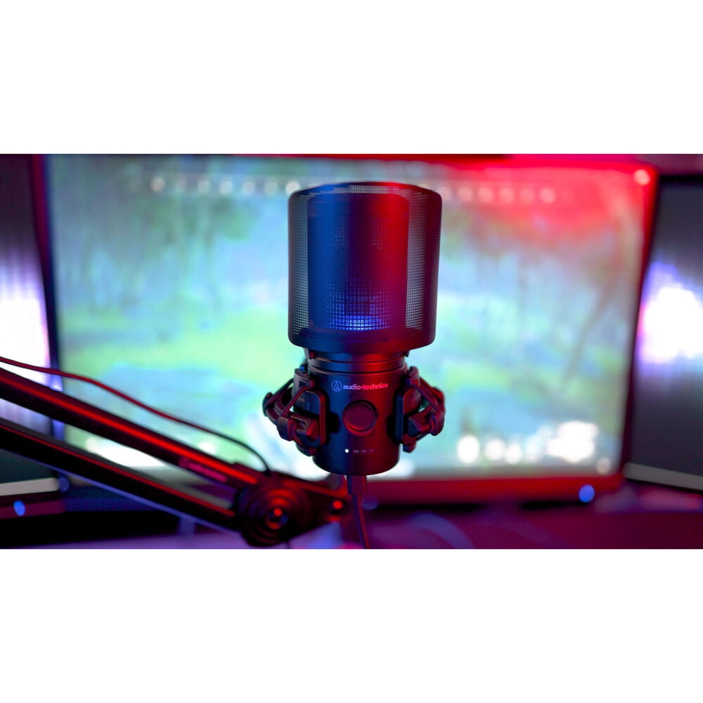 Audio-Technica AT2020USB-XP Cardioid Condenser USB Microphone + PodMaster BOOM Broadcast / Podcast Boom Arm Mic Stand + Microfiber Cleaning Cloth + Goby Labs Microphone cleaner
