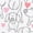 Hearts & Hounds, variant on Beatrice Home Fashions, Whimsical Print 4PC Sheet Set, Queen, Paris Postale