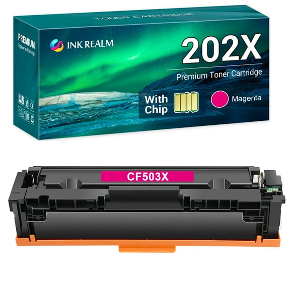 Ink realm 1-Pack Compatible Toner Replacement for HP CF503X Color LaserJet Pro M254dw M254dn M254nw, MFP-M281fdw MFP-M281fdn MFP-M281cdw MFP-M280nw Printer Magenta