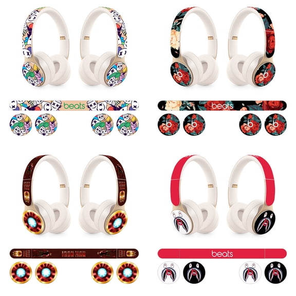 KIPLINK Matte Surface PVC Air-Channel Sticker Skin for Beats Solo Pro Wireless Bluetooth Headset