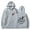 grey, variant on Peso Pluma Exodo Logo Hoodies Rapper 2024 Tour Merch Hooded Sweatshirts Women Men Fashion HipHop Streetwear