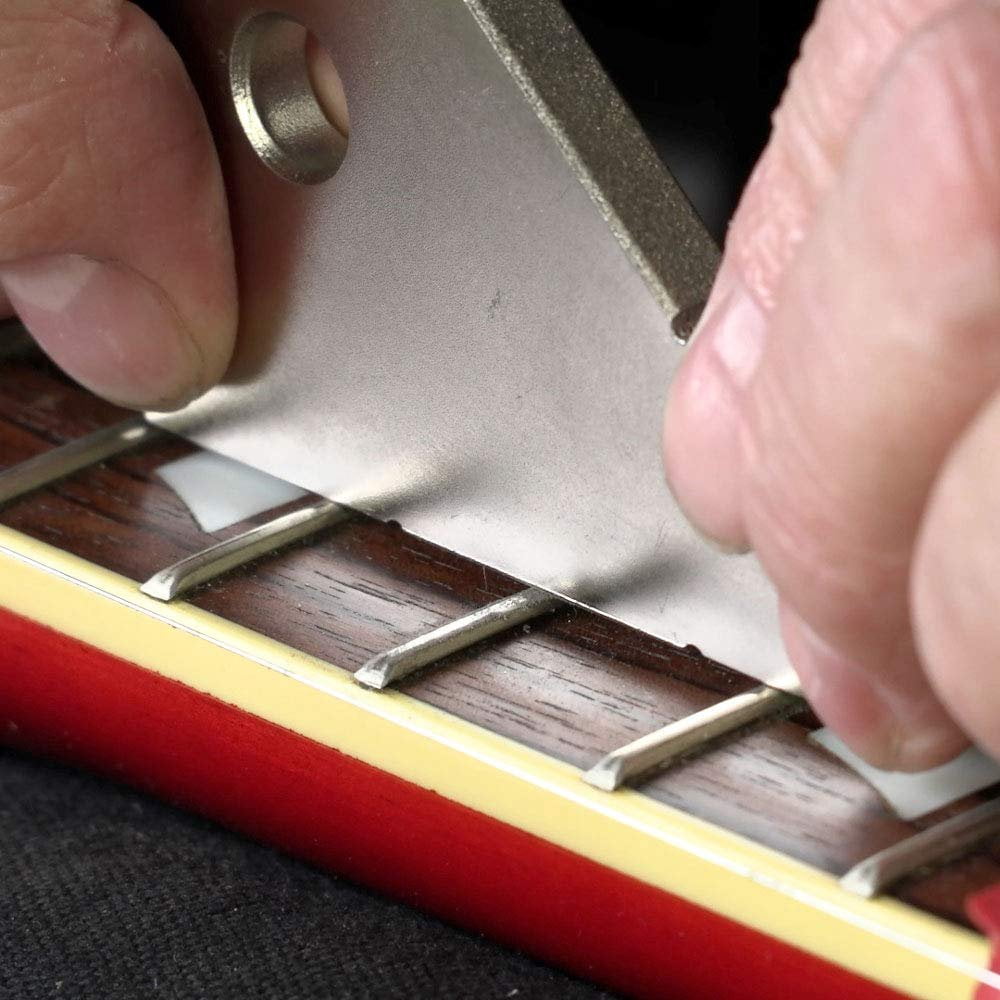 StewMac Fret Kisser Fret Leveling Tool, Quickly Spot Level a Single Guitar Fret 3771