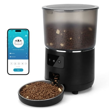 Cobectal Automatic Dog Food Feeders 2.4GHz Wifi Pet Feeder Auto Cat Food Dispenser with APP Control