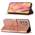 thumbnail image 6 of SaniMore Case for Samsung Galaxy S23 Ultra (6.1" 2023), PU Leather Luxury Embossed Butterfly Glitter Diamond [Wrist Strap & Card Slots & Flip Kickstand] Full-body Shockproof Wallet Cover, Rosegold, 6 of 8