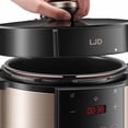 thumbnail image 2 of LJD Pressure cookers, electric, 6-in-1 Stainless Steel Multi Cooker, Slow Cooker, Steamer, Saute, and Warmer, 2 QT, 2 of 4