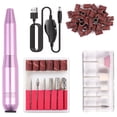 thumbnail image 2 of Taladro de uñas eléctrico portátil, kit de lima de uñas profesional eléctrico compacto para manicura, pedicura, pulido, diseño de herramientas de forma, 2 of 5