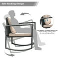 thumbnail image 4 of Patiojoy 3 PCS Patio Rattan Wicker Chaise Chair Table Set Outdoor Rattan Furniture, 4 of 7