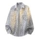 thumbnail image 5 of Mens Casual Manga Corta Botón Abajo Camisas Cuello de Vuelta Suelto Ajuste con Blusas de Bolsillo para el Uso Diario de Verano, 5 of 5