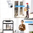 thumbnail image 4 of Cámara de seguridad de vigilancia para exteriores, Monitor inalámbrico externo para el hogar, alarma impermeable, 5G, HD, Wifi, 2MP, Zoom 4.0X, 2,4G, 4 of 4