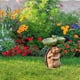 thumbnail image 4 of Gardens decoracion Comida para aves Jardin ornamento Resina, decoración exterior, comederos de aves, estilo moderno, para jardines, alto rendimiento, resistente al clima, diseño 2 niveles,, 4 of 9