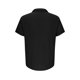 thumbnail image 5 of Blusa y camisa de manga corta con cuello vuelto para hombre, de color liso, holgada, informal, a la moda, con botones, de manga corta y cuello vuelto, blusa de poliéster para hombre, 5 of 6