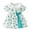 Blue, variant on YTDSCS Girls Summer Cotton Casual Dress for Kids Baby Short Sleeve Flower Princess Dresses Lapel Twirly Sundress for 1-6 Years