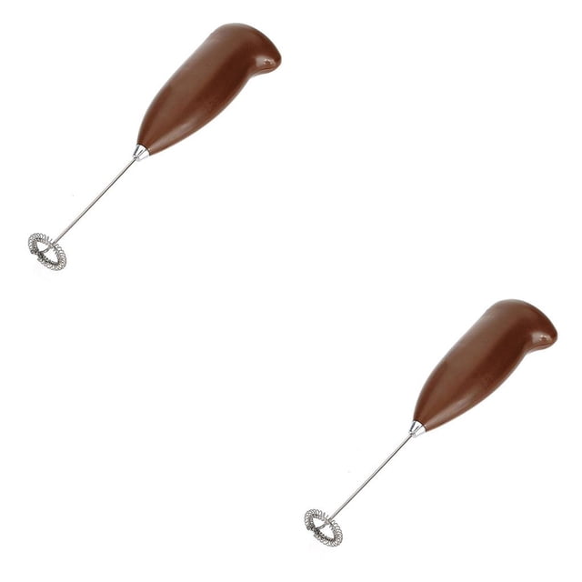 Toystoory Mini mango eléctrico para cocina, batidor de huevos, jugo, bebidas calientes, espumador de leche, agitador de café, batidor de espuma café 2piezas Toystoory CBP019684
