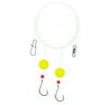 thumbnail image 3 of 3pcs Sand Swamp Perch Rig with fishing hooks 35LB, 3 of 11