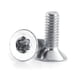 thumbnail image 1 of M4 Star Head Flat Head Screw, 304 Stainless Steel (M4×10), 1 of 1