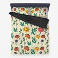 thumbnail image 3 of Housse de Couette en Microfibre Rétro Fleurs 4.1, 3 of 4