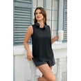 thumbnail image 4 of Pinspark Women's Sleeveless Workout Tank Top UPF 50+ Quick Dry Lightweight Athletic Running Yoga Shirt for Fitness Gym Training, 4 of 6