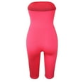 thumbnail image 4 of SRZYMJ Plus Size Jumpsuit Solid Color Open Back Tube Shorts Short Sportswear for Women Comfortable Stretchy Fit, 4 of 6