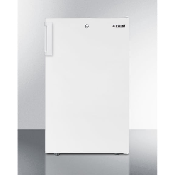 20" wide counter height manual defrost all-freezer with lock, for general purpose use