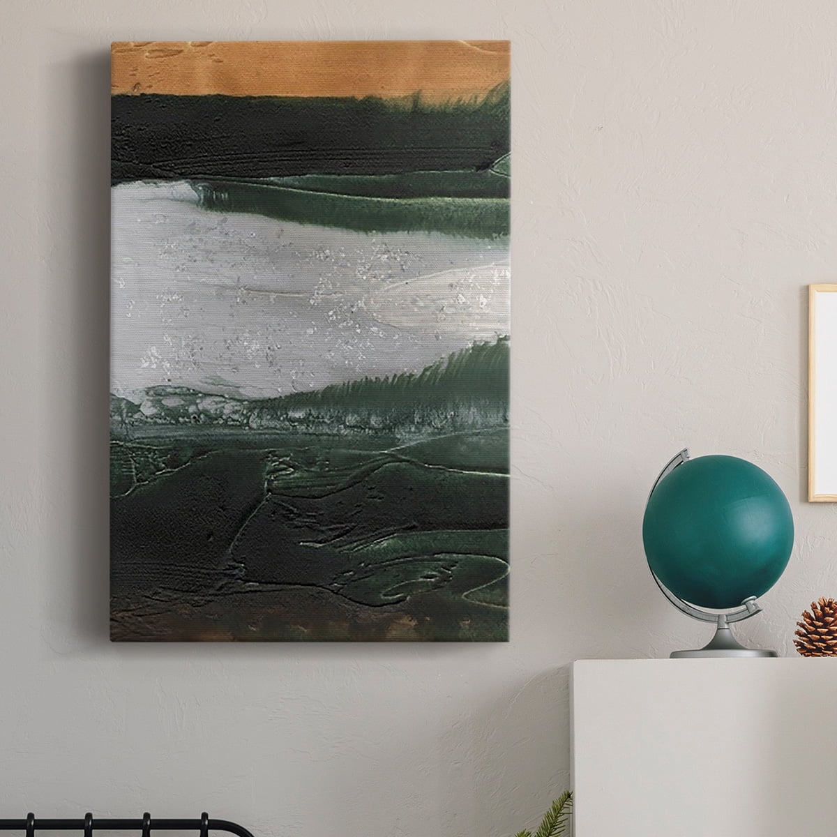 Embellished Coastal Plain II Premium Gallery Wrapped Canvas - Ready to Hang