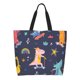 thumbnail image 1 of Easygdp Cartoon Dinosaur Scooter Sport Blue Bolsas Tote para Mujer, Bolsos de Hombro para Viaje, Bolsos de Mano de Gran Capacidad para Compras y Trabajo, 1 of 8