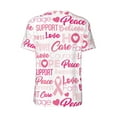 thumbnail image 3 of Balery Breast Cancer Pink Ribbons Awareness (2) Baseball Jersey for Men Casual Button Down Shirts Short Sleeve Active Team Sports Uniform-Medium, 3 of 9