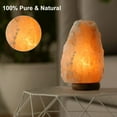 Set of 3, Mini USB Himalayan Salt Lamp with 7 Color Changing Natural ...
