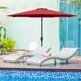 thumbnail image 5 of Toldo de repuesto para sombrilla de patio, 2,7 m, rojo, para 8 varillas, 5 of 5