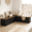 Black&Oak, variant on WIAWG L-Shape Storage Bench with Rattan Patterns & Solid Legs, Corner Shoe Bench with Hidden Storage Compartments, Backless Breakfast Dining Nook Bench for Kitchen, Entryway, Natural