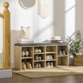 thumbnail image 2 of Multi-Function Shoes Bench Shoes Bench Ample Storage Height Adjustable, 2 of 10