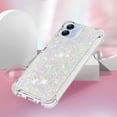 thumbnail image 4 of Slim Fit Phone Case for Samsung Galaxy A04E, Case for Galaxy M04, Case for Galaxy F04,Glitter Liquid Quicksand Effect Silicone Soft TPU Case for Galaxy A04E/M04/F04,LSWT Colorful, 4 of 12