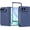 Blue, variant on MYKOMI Magnetic for iPhone Duo Case with Hinge Protection,[Compatible with MagSafe] Built-in Screen Protector Slim Scratch Resistant Hard Feel Back Shockproof Case