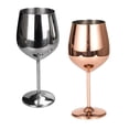 thumbnail image 3 of Copa de Champán de de Acero Inoxidable de 2 Piezas Taza para Beber , l plata, 21cm BLESIY Copa de vino tinto de metal, 3 of 8