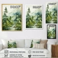 thumbnail image 4 of Designart "Enigmatic Forest Scenes" Landscape & Nature Floater Framed Wall Art Print, 4 of 7