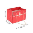 thumbnail image 3 of Unique Bargains Rectangular Gift Bags for All Occasions Red, 3 of 5